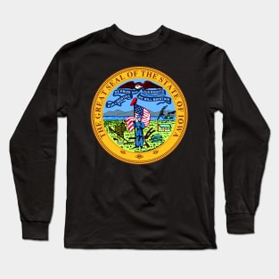 Iowa Coat of Arms Long Sleeve T-Shirt